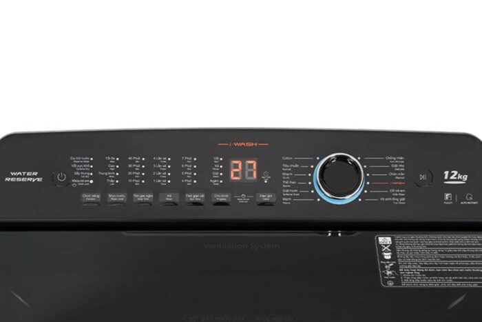 Máy giặt Aqua AQW-FR120HT.BK 12kg - Ảnh 6