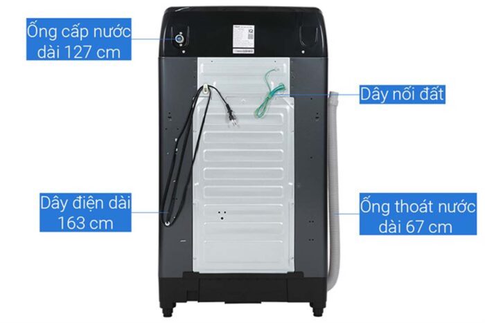 Máy giặt Aqua AQW-FR120HT.BK 12kg - Ảnh 11