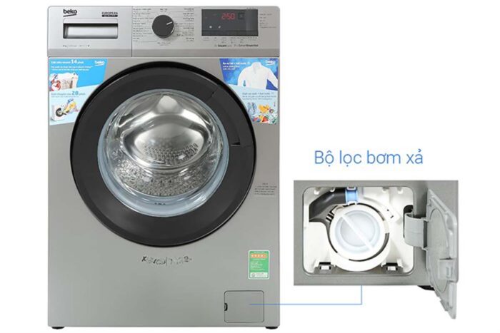 Máy giặt Beko WCV8614XB0STS 8kg Inverter - Ảnh 9