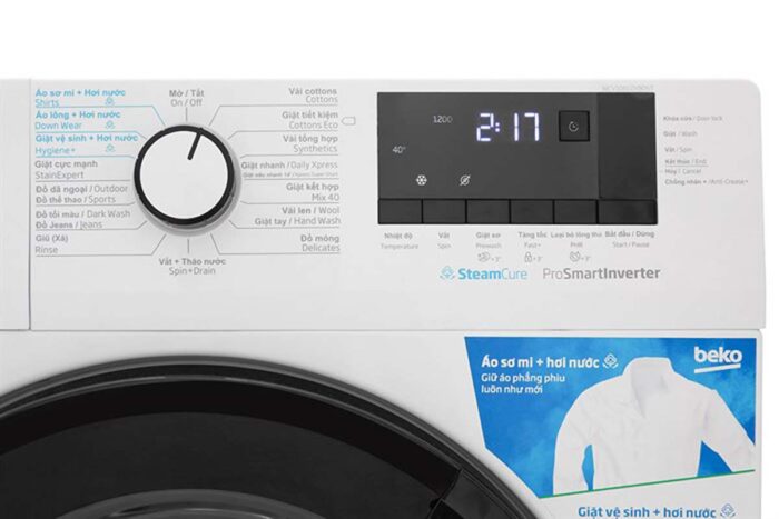 Máy giặt Beko WCV9612XB0ST 9kg Inverter - Ảnh 5