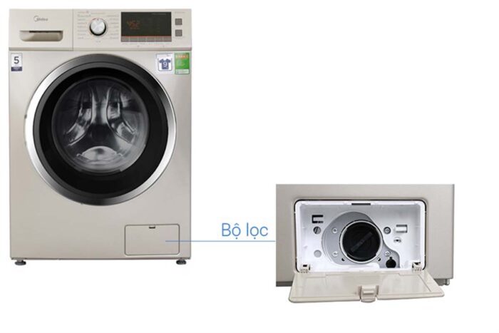 Máy giặt sấy Midea MFC90-D1401 9kg 6kg - Ảnh 9