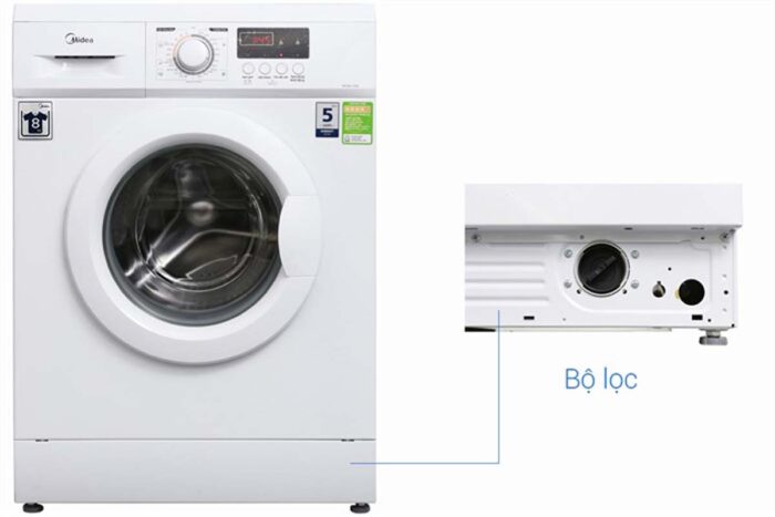 Máy giặt Midea MFD90-1208 9kg - Ảnh 9