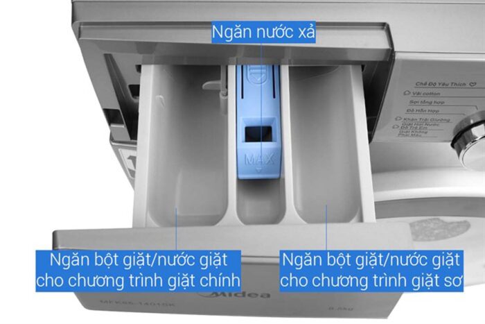 Máy giặt Midea MFK85-1401SK Inverter 8,5kg - Ảnh 6