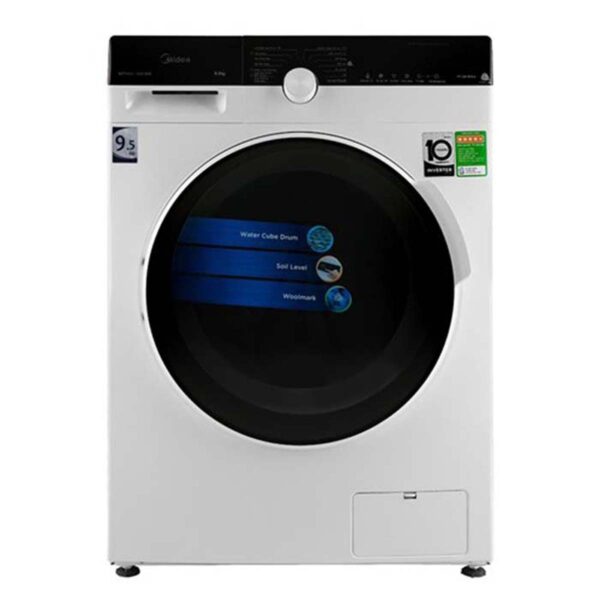 Máy Giặt Midea MFK95-1401WK Lồng Ngang Inverter 9.5 Kg