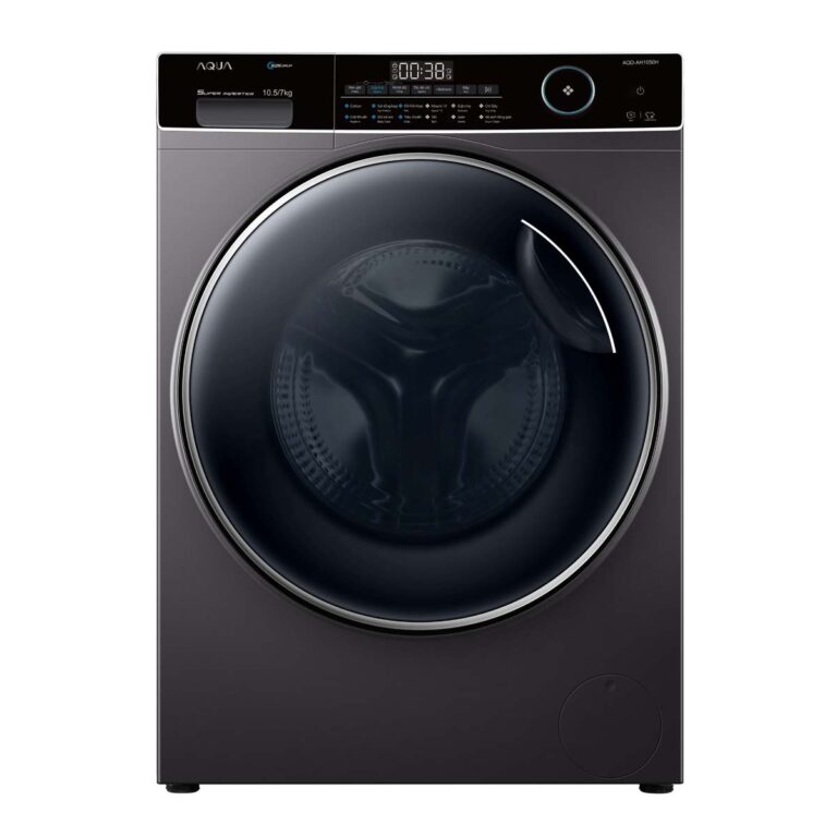 Máy Giặt Sấy Aqua AQD-AH1050H.PS Inverter Giặt 10.5Kg Sấy 7Kg