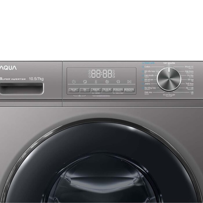 Máy giặt sấy Aqua AQD-AH1051J.PS 10kg 7kg - Ảnh 2