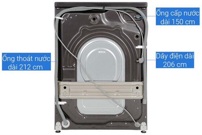 Máy giặt sấy Aqua AQD-DH1500G.PP 15kg 10kg Inverter - Ảnh 10