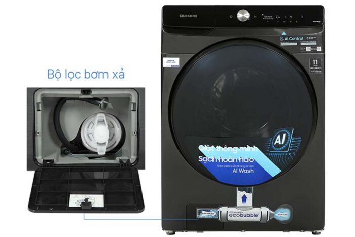 Máy giặt sấy Samsung WD21T6500GV/SV 21kg 12kg Inverter - Ảnh 9