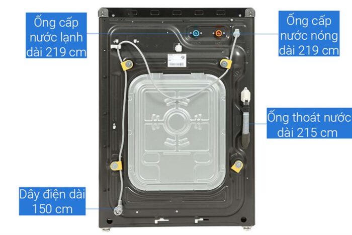 Máy giặt sấy Samsung WD21T6500GV/SV 21kg 12kg Inverter - Ảnh 10