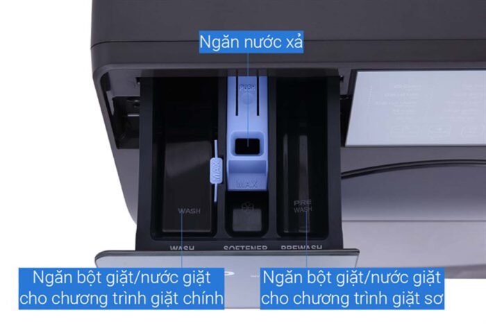 Máy giặt Sharp ES-FK1054SV-G 10.5kg Inverter - Ảnh 5