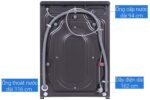 Máy giặt Sharp ES-FK1054SV-G 10.5kg Inverter - Ảnh 9