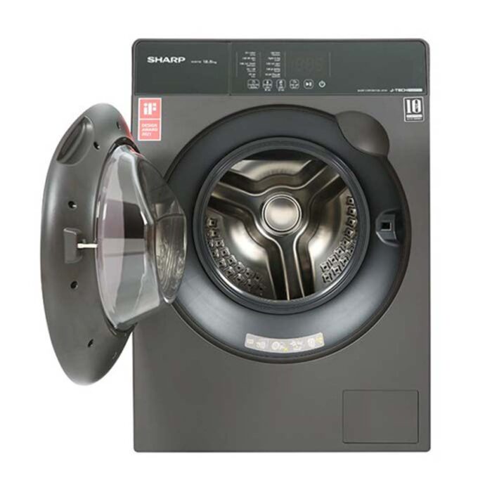 Máy giặt Sharp ES-FK1252SV-G 12.5kg Inverter - Ảnh 4