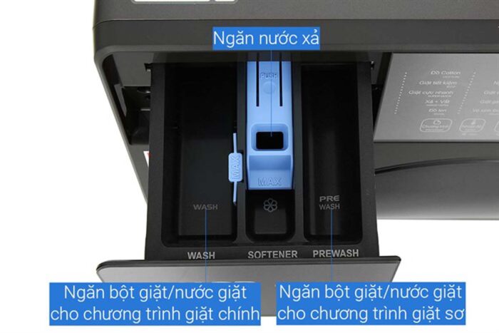 Máy giặt Sharp ES-FK1252SV-G 12.5kg Inverter - Ảnh 6