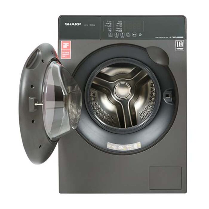 Máy giặt Sharp ES-FK954SV-G 9.5kg Inverter - Ảnh 4