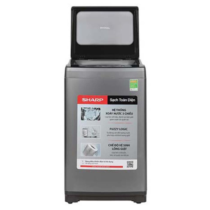 Máy giặt Sharp ES-W10NV-GY 10kg - Ảnh 4