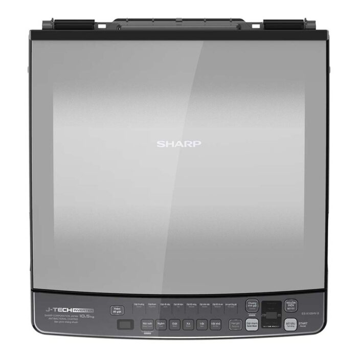 Máy giặt Sharp ES-X105HV-S Inverter 10.5kg - Ảnh 6