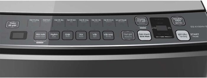 Máy giặt Sharp ES-X105HV-S Inverter 10.5kg - Ảnh 9