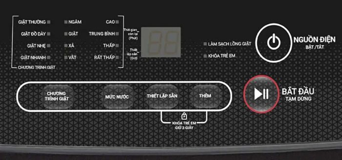 Máy giặt Sharp ES-Y90HV-S 9kg - Ảnh 5