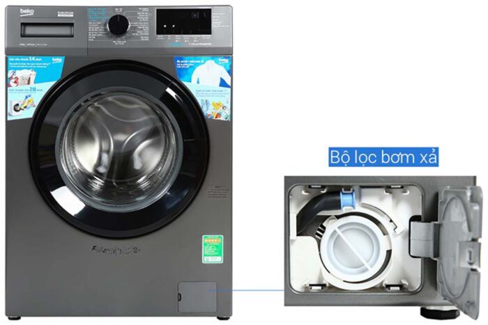 Máy giặt Beko WCV10614XB0STM 10kg Inverter - Ảnh 7