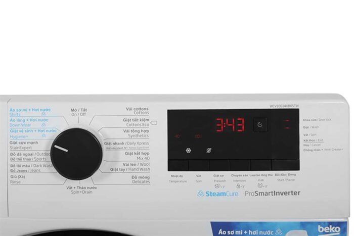Máy giặt Beko WCV10614XB0STW 10kg Inverter - Ảnh 6