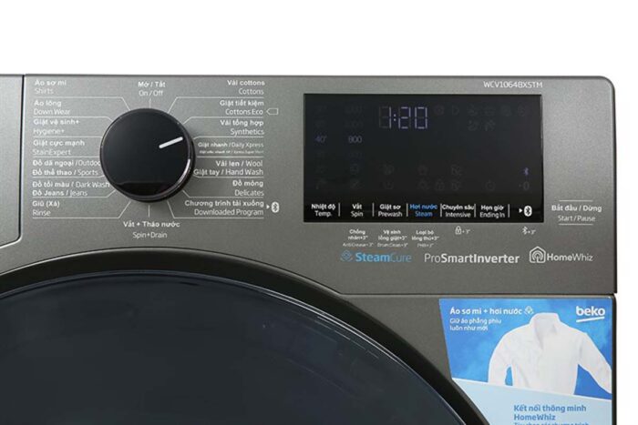 Máy giặt Beko WCV10648XSTM 10kg Inverter - Ảnh 6