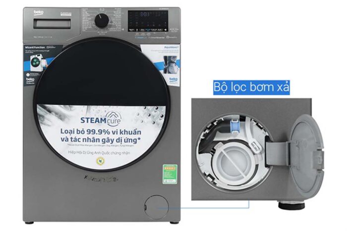 Máy giặt Beko WCV9648XSTM 9kg Inverter - Ảnh 8