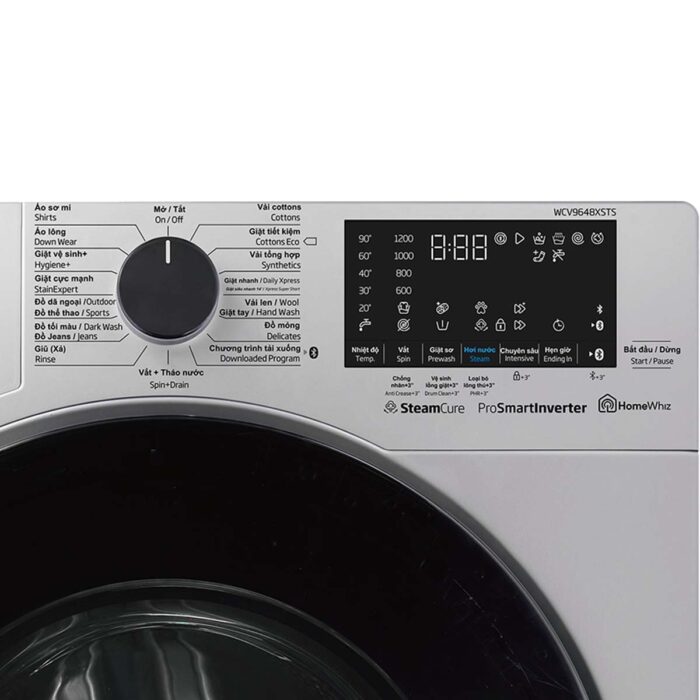 Máy giặt Beko WCV9648XSTS 9kg Inverter - Ảnh 3