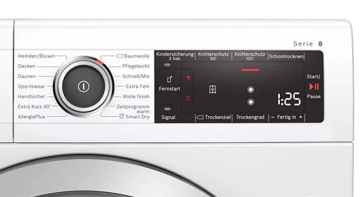 Máy sấy quần áo Bosch WTX87M40 8Kg Serie 8 - Ảnh 5