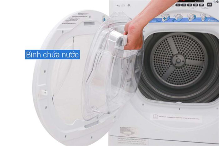 Máy sấy quần áo Candy GVS C9DE-S 9Kg - Ảnh 7