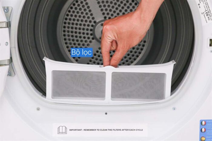 Máy sấy quần áo Candy GVS C9DE-S 9Kg - Ảnh 9