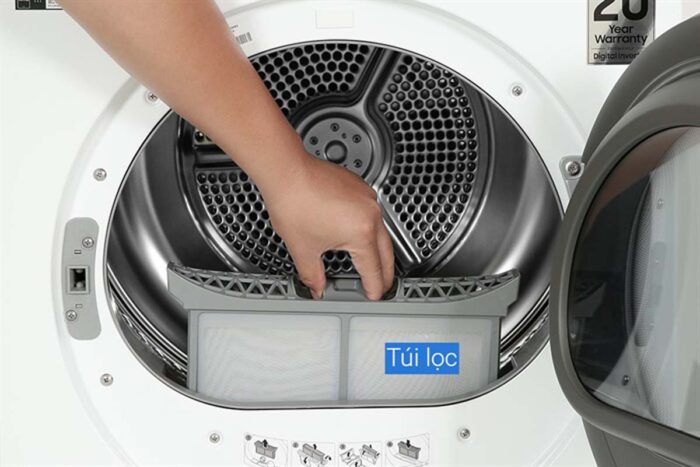 Máy sấy quần áo Samsung DV90BB9440GH/SV 9Kg Bespoke - Ảnh 8