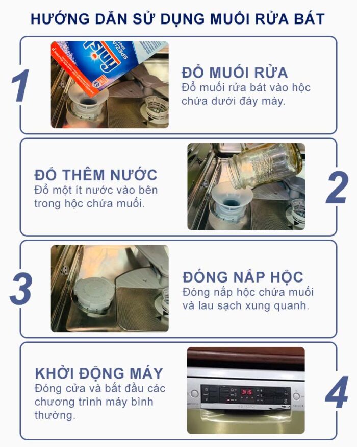 Muối rửa bát Finish Salt hộp 4.0kg - Ảnh 9