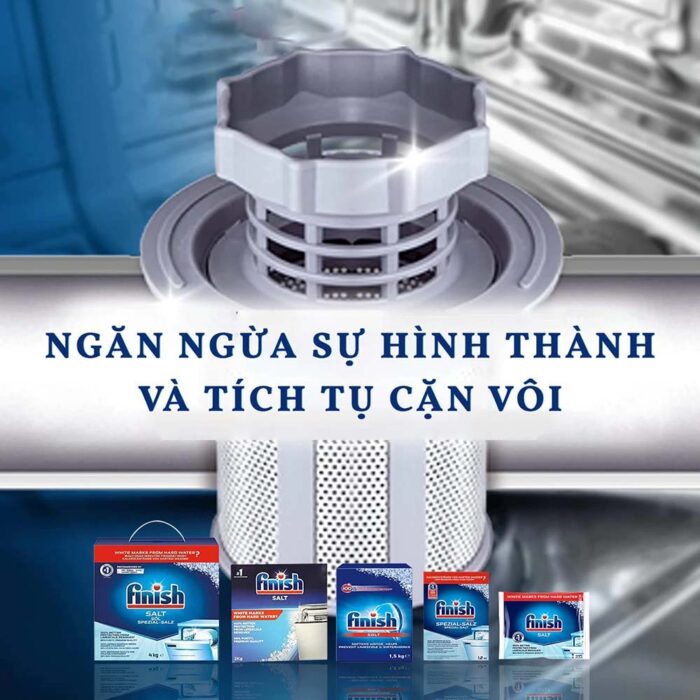 Muối rửa bát Finish Salt túi 1.0kg - Ảnh 8
