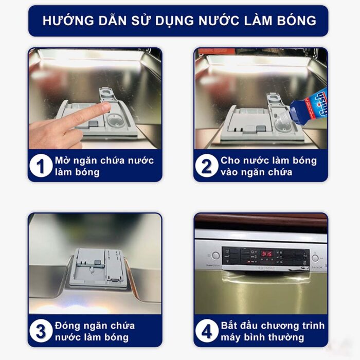 Nước làm bóng Finish chai 400ml - Ảnh 2