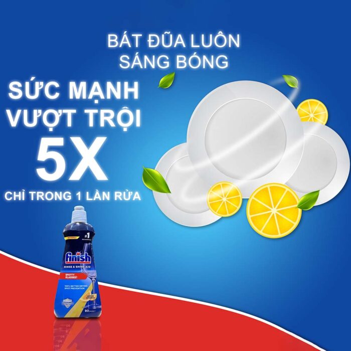 Nước làm bóng Finish chai 400ml - Ảnh 5