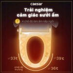 Nắp bồn cầu thông minh CAESAR TAF512H - Ảnh 16