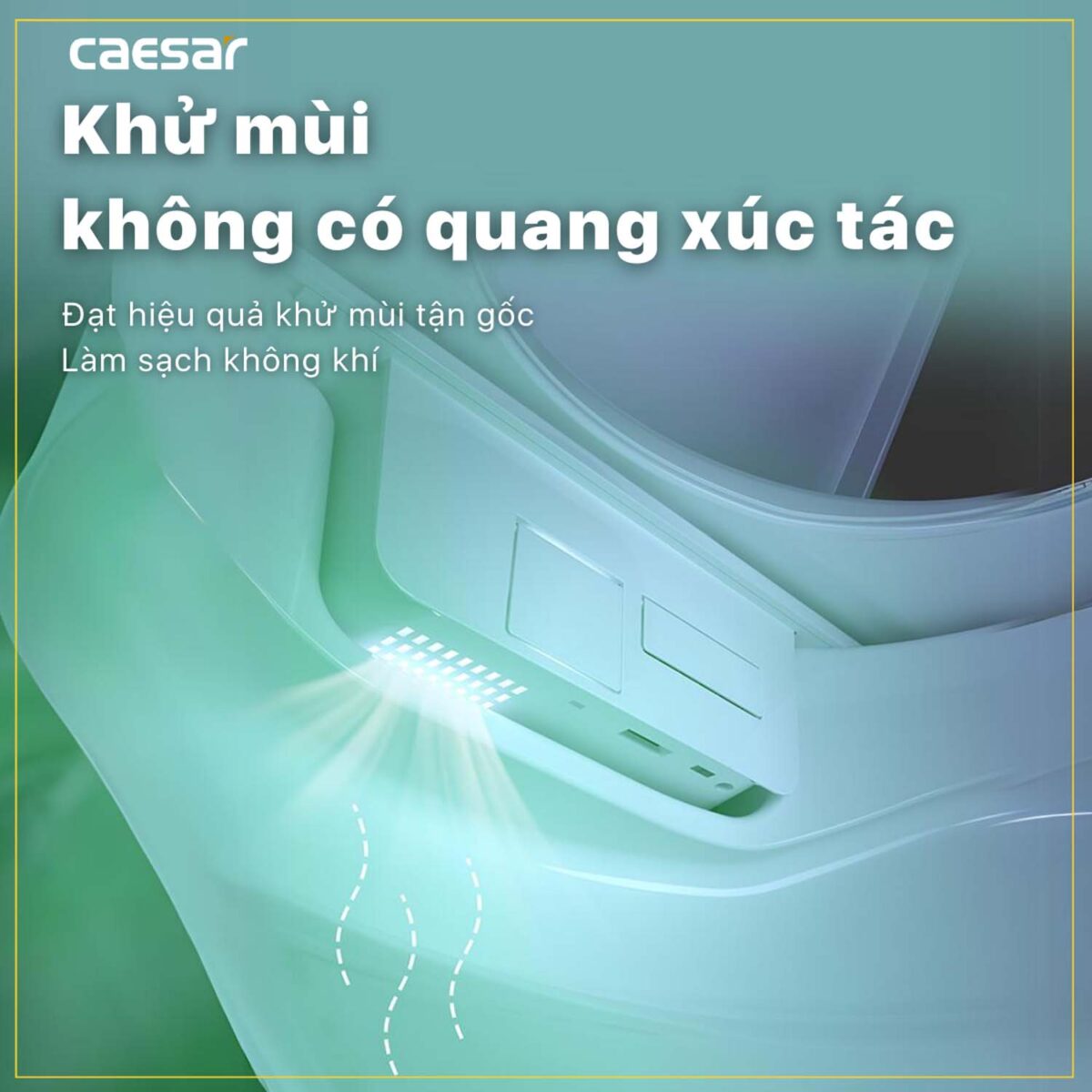Bồn cầu thông minh CAESAR C1391F TAF512H nắp rửa điện tử - Ảnh 8