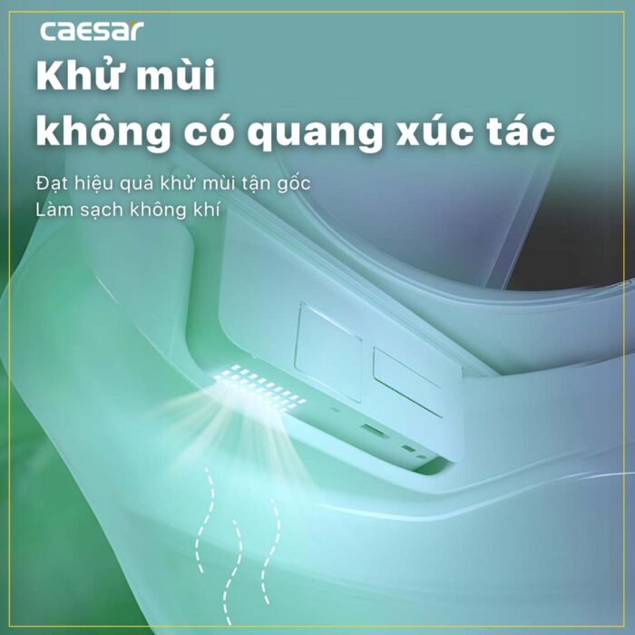 Bồn cầu thông minh CAESAR CD1325 TAF512H nắp rửa điện tử - Ảnh 8