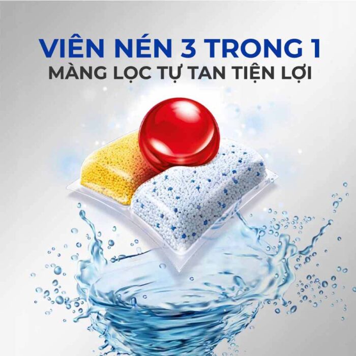 Viên rửa bát Finish Quantum All In 1 túi 21 viên hương chanh - Ảnh 14