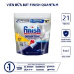 Viên rửa bát Finish Quantum All In 1 túi 21 viên hương chanh - Ảnh 4