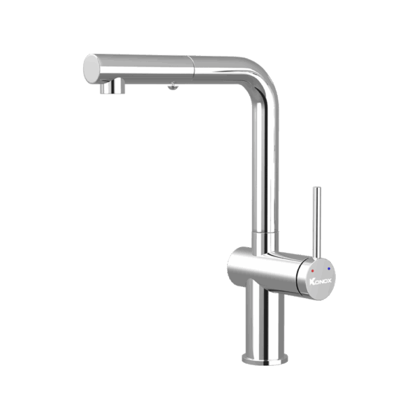 Vòi-rửa-bát-dây-rút-Konox-Stream-Chrome