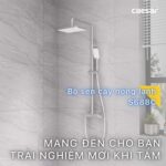 Vòi sen cây Caesar S688C phím đàn nóng lạnh - Ảnh 3