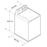 Máy giặt Midea MAN-9507 9.5kg - Ảnh 2