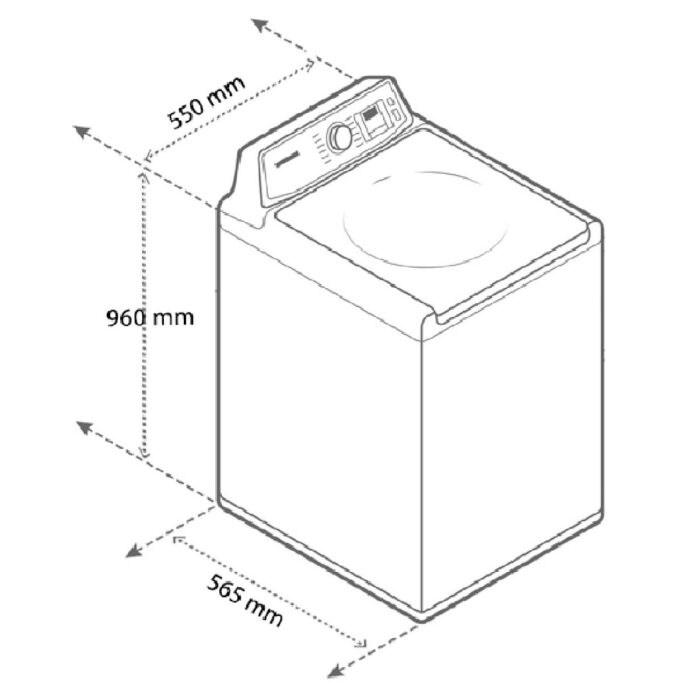 Máy giặt Midea MAN-9507 9.5kg - Ảnh 2