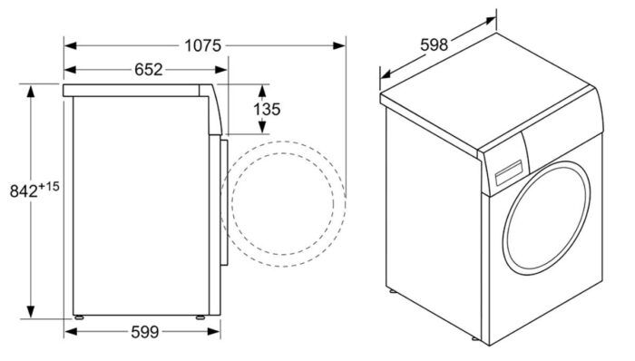 Máy sấy quần áo Bosch WTX87M20 8Kg Serie 8 - Ảnh 2