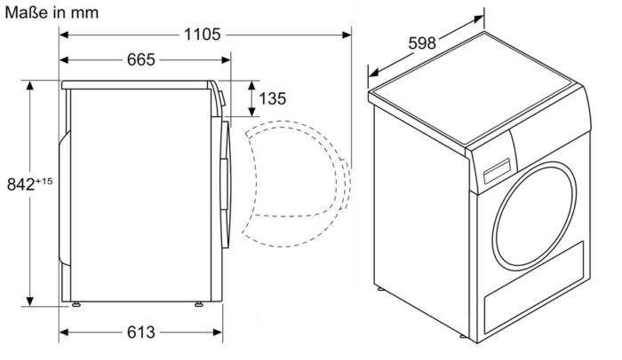 Máy sấy quần áo Bosch WTX87M40 8Kg Serie 8 - Ảnh 3