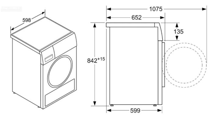 Máy sấy quần áo Bosch WTX87M90BY 9Kg Serie 8 - Ảnh 2