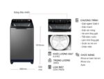 Máy giặt Aqua AQW-FR85GT.S 8.5kg - Ảnh 2