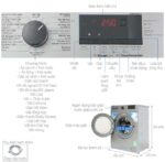 Máy giặt Beko WCV8614XB0STS 8kg Inverter - Ảnh 3