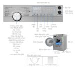 Máy giặt Midea MFK85-1401SK Inverter 8,5kg - Ảnh 3